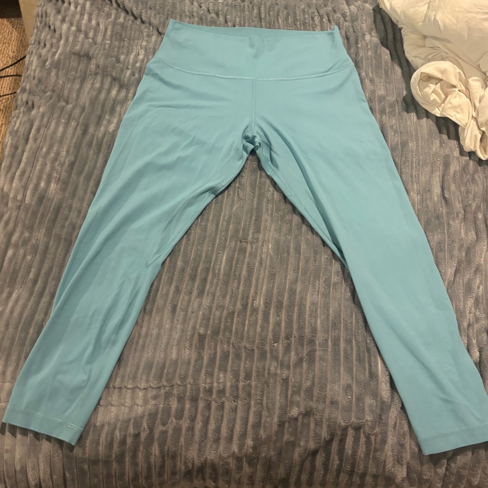NWOT Lululemon Align 25 inch Size 10 Light Blue Leggings